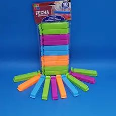 Kit Prendedores -Fecha Embalagem -Lacre fácil- Kit com 10  ou 20 unidades