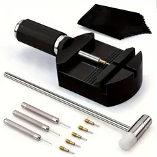 Ferramenta De Dimensionamento De Pulseira De Relógio Com 5 Pinos Extras Para Ajuste Removedor De Link Portátil Kit De Re