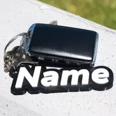 Chaveiro Personalizado com Nome em 3D – Estilo Único e Exclusivo