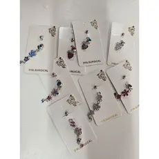 Piercing de Umbigo com Pingente - Aço Cirurgico Design Moderno e Versátil