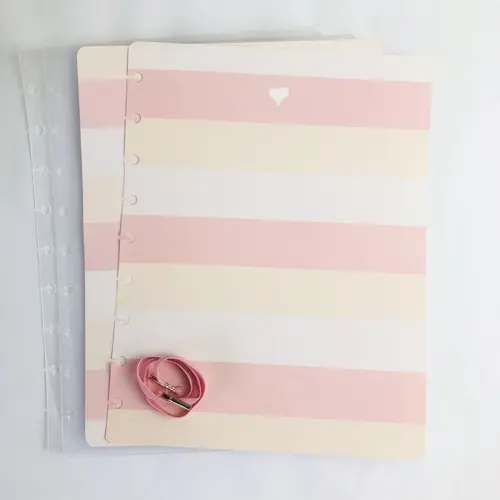 Capa Avulsa Basic - Rosa Listrado