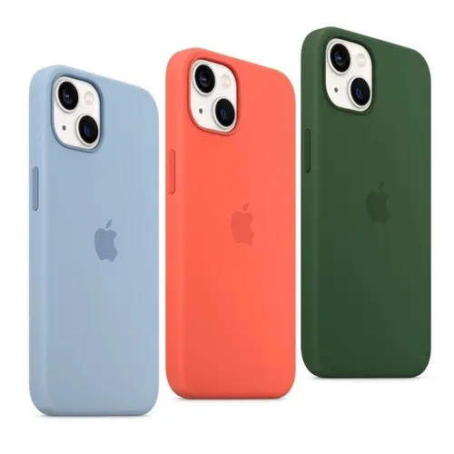 Capa Capinha Case Silicone Aveludada Para iPhone 14 6.1 Normal