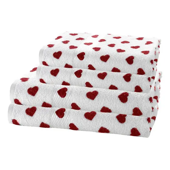 Kit 4pçs Toalha de Banho/Rosto 100% algodão love conforto
