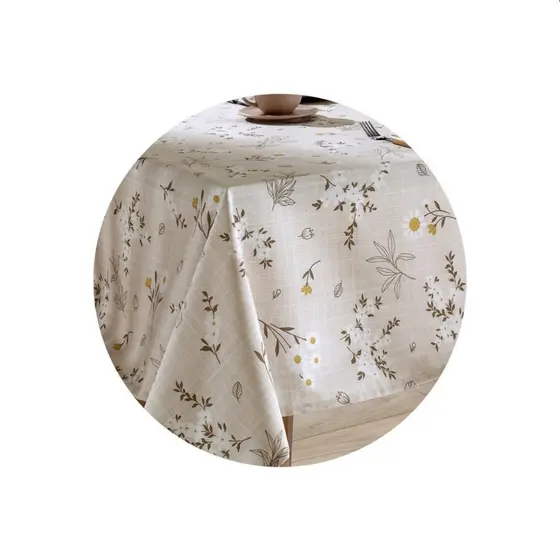 Toalha de Mesa Sofisticada Athenas Esmeralda Retangular 4 lugares