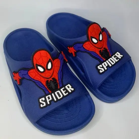 Chinelo Infantil Menino Personagens Herois Slide Leve Macio Confortavel