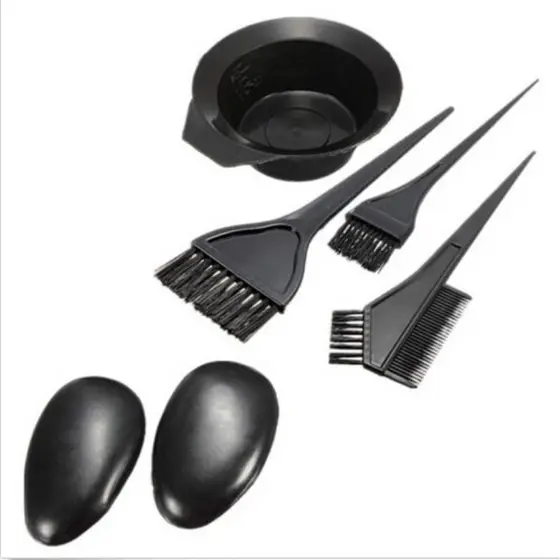 5pcs/set Hairdressing Brushes Bowl Salon Comb Tintura De Para Salão De Cabeleireiro Kit De Ferramentas Úteis Modelagem De Bricolagem