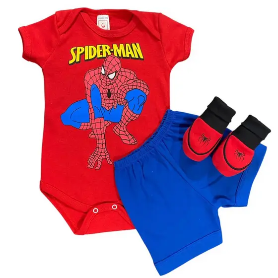 kit 3 peças bebê temáticos, temas body infantil, rescém nascido-suedine 100% algodão