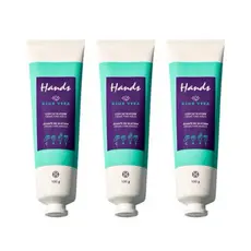 Luva De Silicone Aloe Vera Creme Para As Mãos Hands 100g Kit 3 Unidades