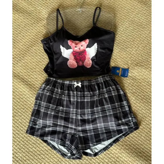 Conjunto de pijama estampa ursinho