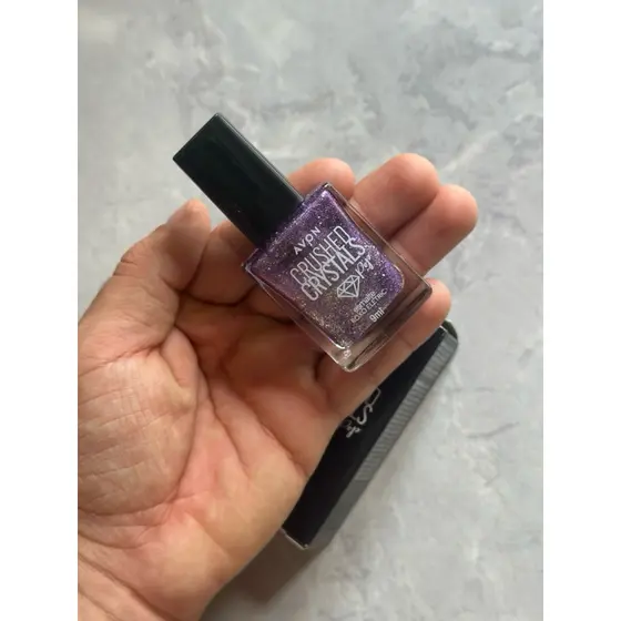 AVON - CRUSHED CRYSTALS ESMALTE ROXO ELETRIC