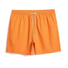 Short masculino forrado Mauricinho laranja