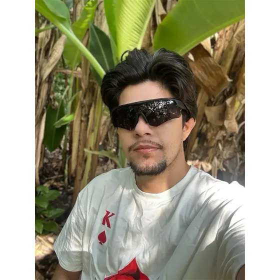 Óculos solar MV esportivo modelo Preto “Pedra Bonita”