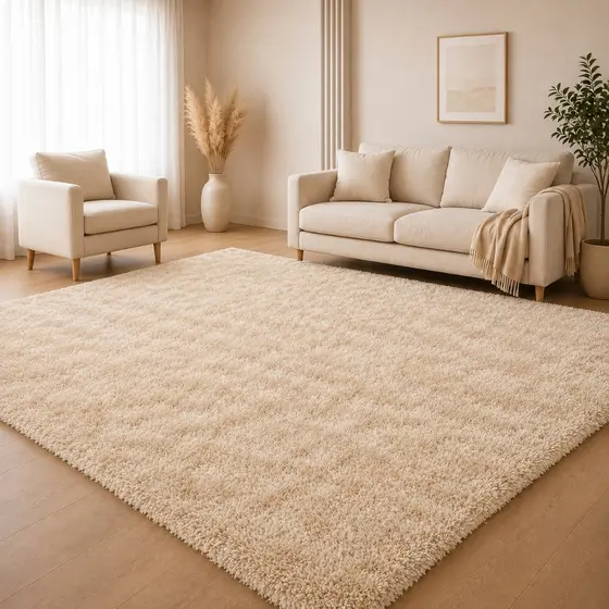 Tapete Sala 2,00x2,50 Peludo 4 Cm De Altura Quarto