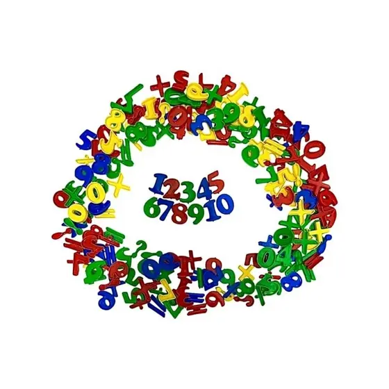 Kit Aprendizado Numérico 128 Peças - Colorido Infantil