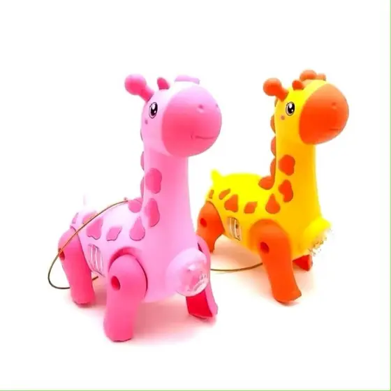 Girafa que Anda com Som e Luz Brinquedo Interativo