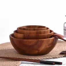  Tigela De Isolamento Térmico Redonda Para Macarrão , Sopa De Arroz , Salada , Estilo Japonês