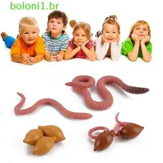 BOLONI Ciclo De Vida Realista Coletar Minhoca Rei Caranguejo Animais Estatuetas Simulação Modelo Crescimento Inseto