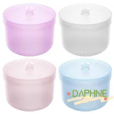 Esterilizador De Brocas Para Arte Em Unhas DAPHNE , Caixa De Desinfecção De Rosa De Plástico , Com Tampa Limpeza De Ferr