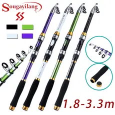 Sougayilang Cana De Pesca Rotativa 1.8m-3.6m 5 Cores Para Escolher Punho Eva Para Esportes Ao Ar Livre / Água Doce