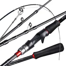 Sougayilang Vara De Pesca Rotativa De Fibra De Carbono 1.8M 2.1M Para Pique Baixo