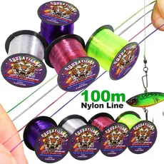 Sougayilang 100m Linha De Pesca Em Nylon Resistente Ao Desgaste E Fio De 4 Cores Disponíveis Essencial Para A