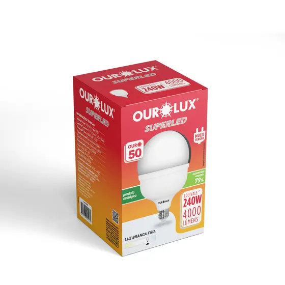 LÂMPADA  SL ALTA POTENCIA OUROLUX 50W BIV 6500K E27  20370