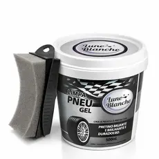 Pneu Pretinho Gel Alto Brilho Revitalizador de Pneu Resistente + Aplicador Detailer