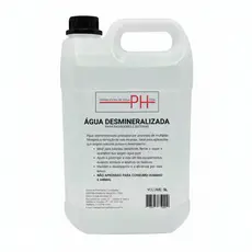 Água Desmineralizada 5L Alta Pureza Multiuso