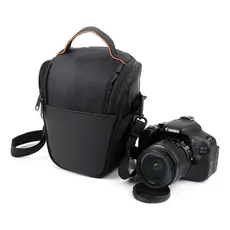Mochila Bolsa para Câmera Fotográfica Com Alça Lateral e Proteção de Espuma Acolchoada