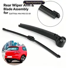 BEAUTYSTARTING Conjunto De Braço De Limpador De Para-Brisa Traseiro De Carro VW Volkswagen Golf 4 5 Mk4 Mk5 03-09 Passat