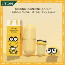 Tampões Auriculares Anti-Ruído Macios E Lentos Com Ressalto Lento Portáteis À Prova De Som Silenciosos Para Dormir K3L6