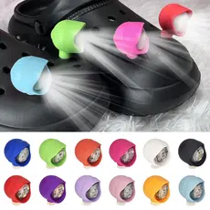 1/2 PCS Faróis Para Croc 3 Tipos De Luzes Footlight Caminhadas Acampamento Aviso Esportes Ao Ar Livre Acessórios De