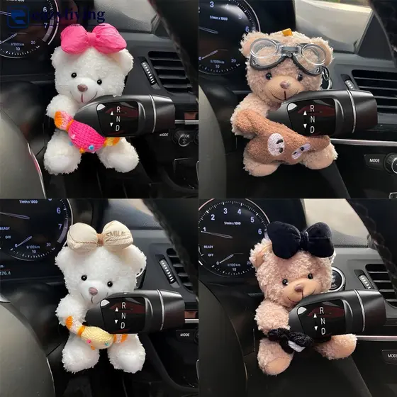 EAZYLIVING Limpador De Para-Brisa De Carro , Interruptor De Seta , Ornamentos , Decorações , Boneca De Pelúcia , Urso ,