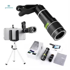 GS 20x Conjunto De Lentes De Telefoto Para Celular HD Câmera Externa Zoom Com Foco De Telefone