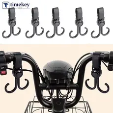 TIMEKEY 1Pc Universal Motocicleta Gancho Dianteiro Bicicleta Elétrica Saco De Bagagem Cabide Titular Bateria Dianteira C