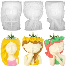 FLYTOP DIY Moldes De Silicone Para Fabricação Manual De Vasos De Flores