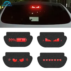 Carro Lâmpada De Freio De Alta Montagem Para Placa De Projeção Top Adesivos Com Emblema De Luz Traseira Tesla Modelo Y