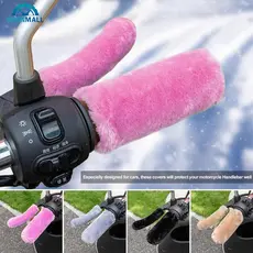 OPENMALL 4 Pçs Universal Motocicleta Veículo Elétrico Alça Capa Guiador À Prova De Frio Quente Acolchoado Modelos Invern