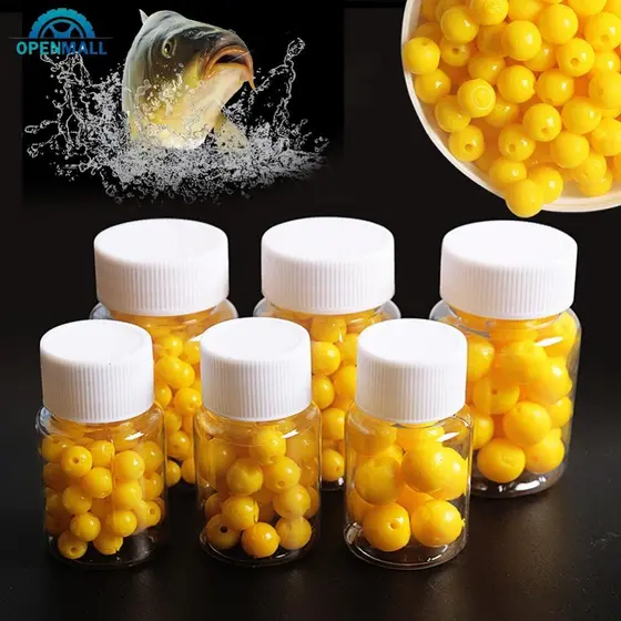 OPENMALL 8/10/14MM Isca Flutuante De Pesca , Forte De Milho , Carpa , Selvagem , Silicone , Contas Macias , Acessórios A