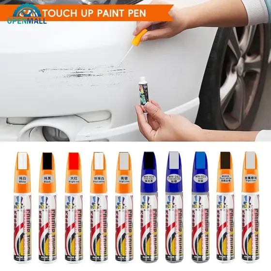 OPENMALL Caneta De Pintura Para Reparo De Arranhões De Carro Graffiti Repair Paint Brush Várias Cores Disponíveis Cobrin