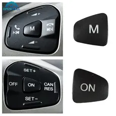OPENMALL Botão De Volume De Áudio Do Volante Carro Interruptor De Controle De Cruzeiro M ON Para Ford Escort Fiesta MK7