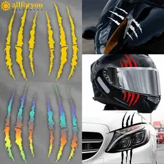ALLFORYOU1 Adesivos De Motocicleta , Capacete DIY Com Garra De Demônio Vinil Para Carro Cobrindo Arranhões