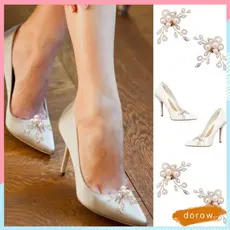 DORA 2PCS Decorações Para Calçados Acessórios Broche De Casamento Fivela De Encanto