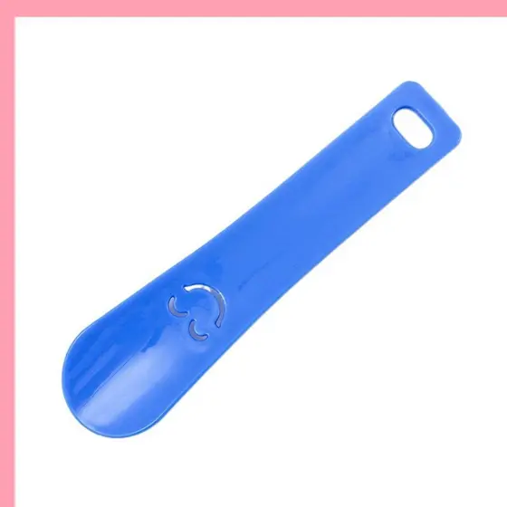 Calçadeira DORA , Levantador De Plástico De 15 Cm Flexível , Colher De Chifre Profissional Em Formato De Para Sapatos