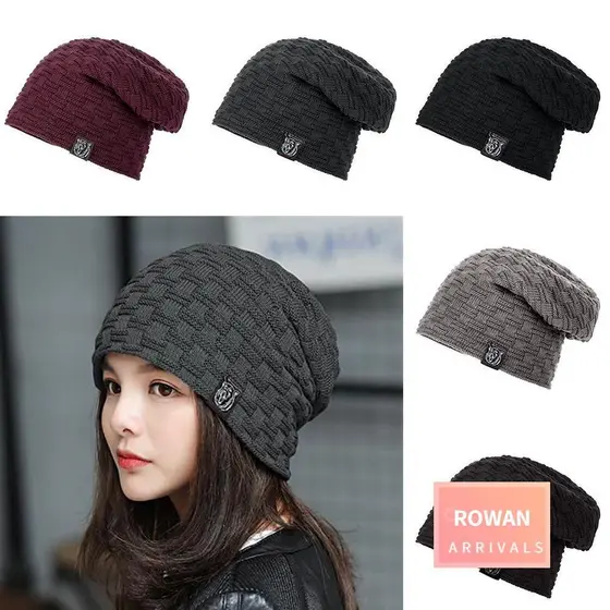 Gorro De Inverno ROWANBABY , Chapéu Frio De Malha Para Manter Aquecido , Protetores De Orelha Grossos Macia