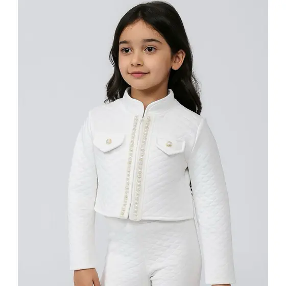Bolero luxo pedrarias infantil e juvenil para meninas