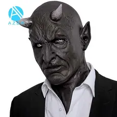 Máscara De Chifre Do Diabo Terror De Halloween