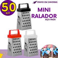 Kit 100, 50 ou 30 un - Mini Ralador 4 Faces Aço Inox 8cm Para Lembrancinhas Decoração Temperos