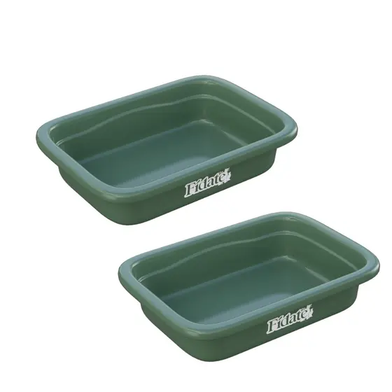 Kit 2 Bandeja Higiênica Fídate 8 Litros Banheiro para Gatos