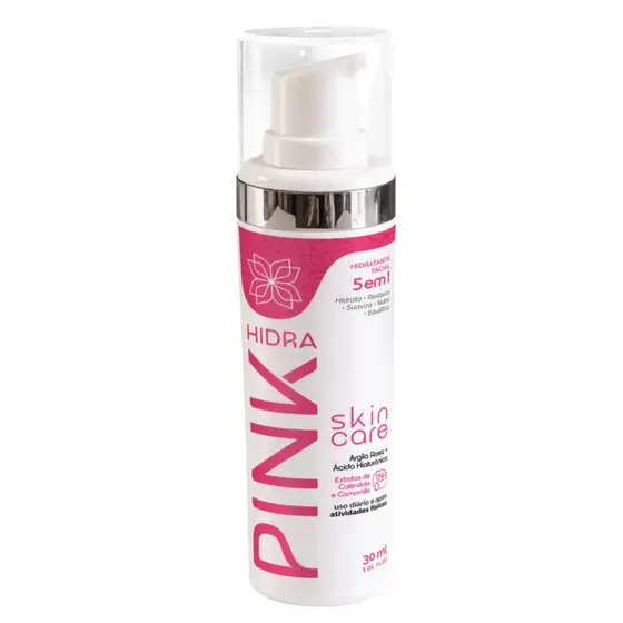 Hidratante Facial Pós Treino 5 em 1 Hidrapink Calmante Skincare